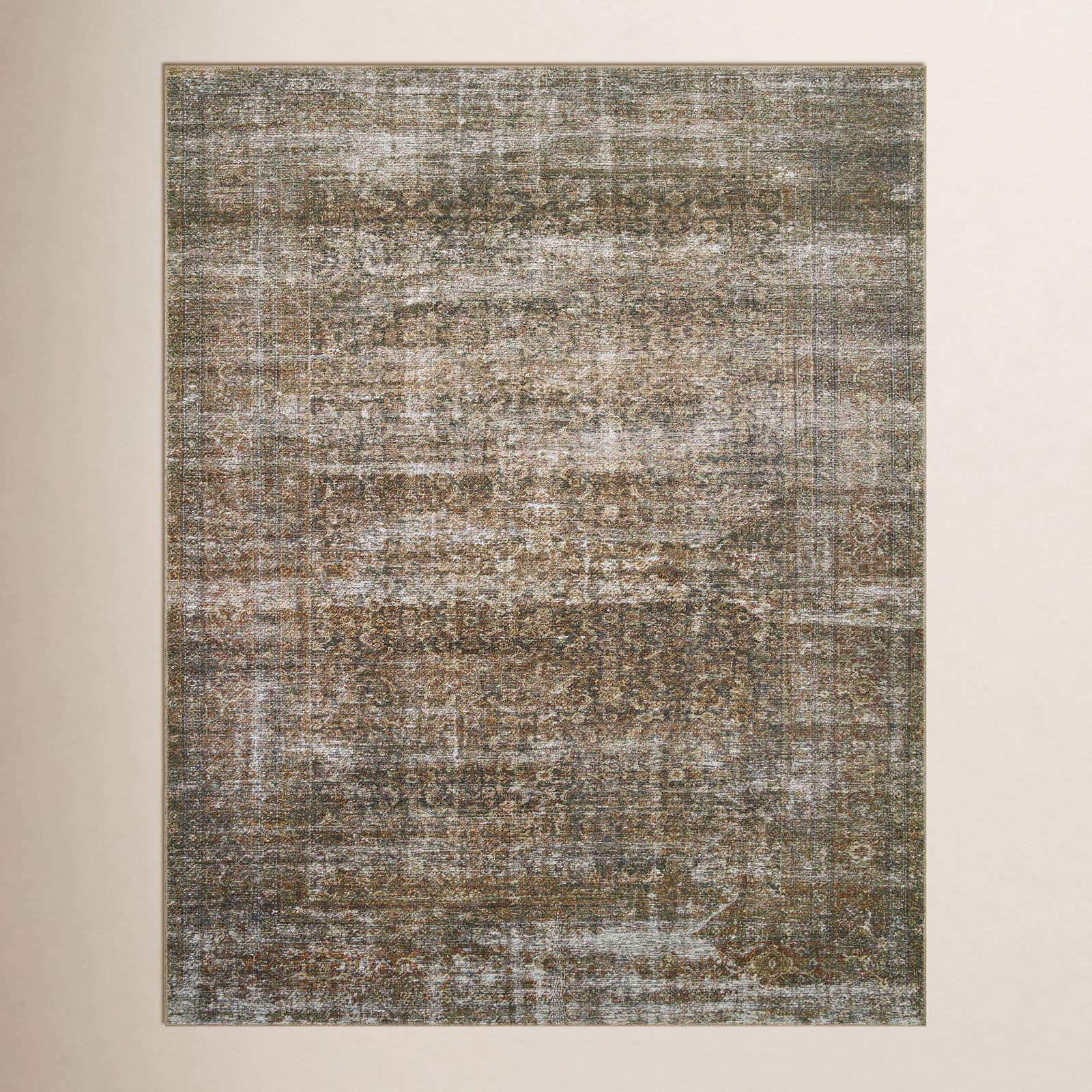 Amber Lewis x Loloi Billie Oriental Tobacco/Rust Area Rug